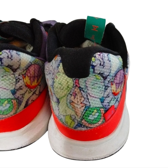 Nike Air Max 97 Kyrie 5 Low Jewell Mural Purple And Orange Men's Size 10 - Picture 8 of 13